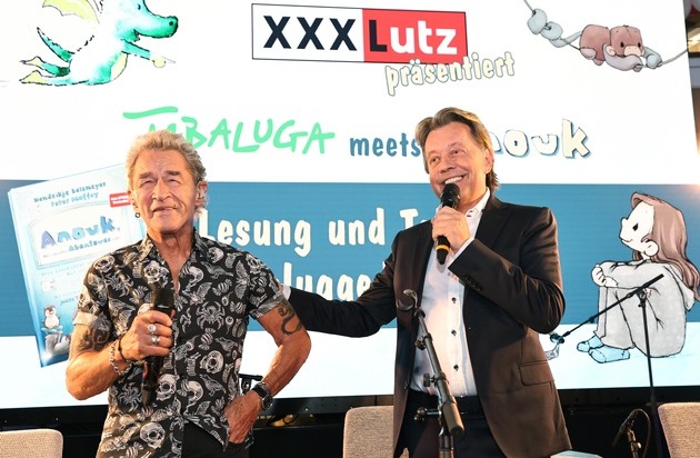 XXXLutz Deutschland: Die nächste Außergewöhnliche Seite von XXXLutz Hesse in Garbsen: Hendrikje Balsmeyer und Peter Maffay sorgen zusammen mit Nelson Müller für Begeisterung