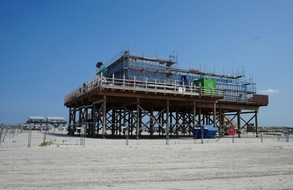 St. Peter-Ording: Richtfest der neuen Strandbar 54° Nord
