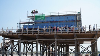 St. Peter-Ording: Richtfest der neuen Strandbar 54° Nord