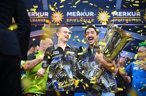 ProSieben: Weltmeisterliche 5,17 Millionen Menschen schauen "Die Promi-Darts-WM" auf ProSieben / Ricardo Pietreczko schnappt sich mit Eko Fresh den Titel